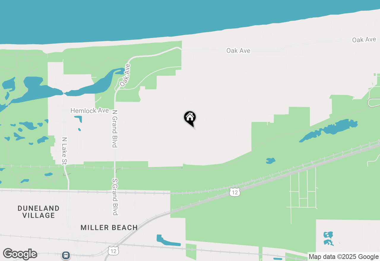 Map of 7238 Ash Avenue, Gary, IN 46403