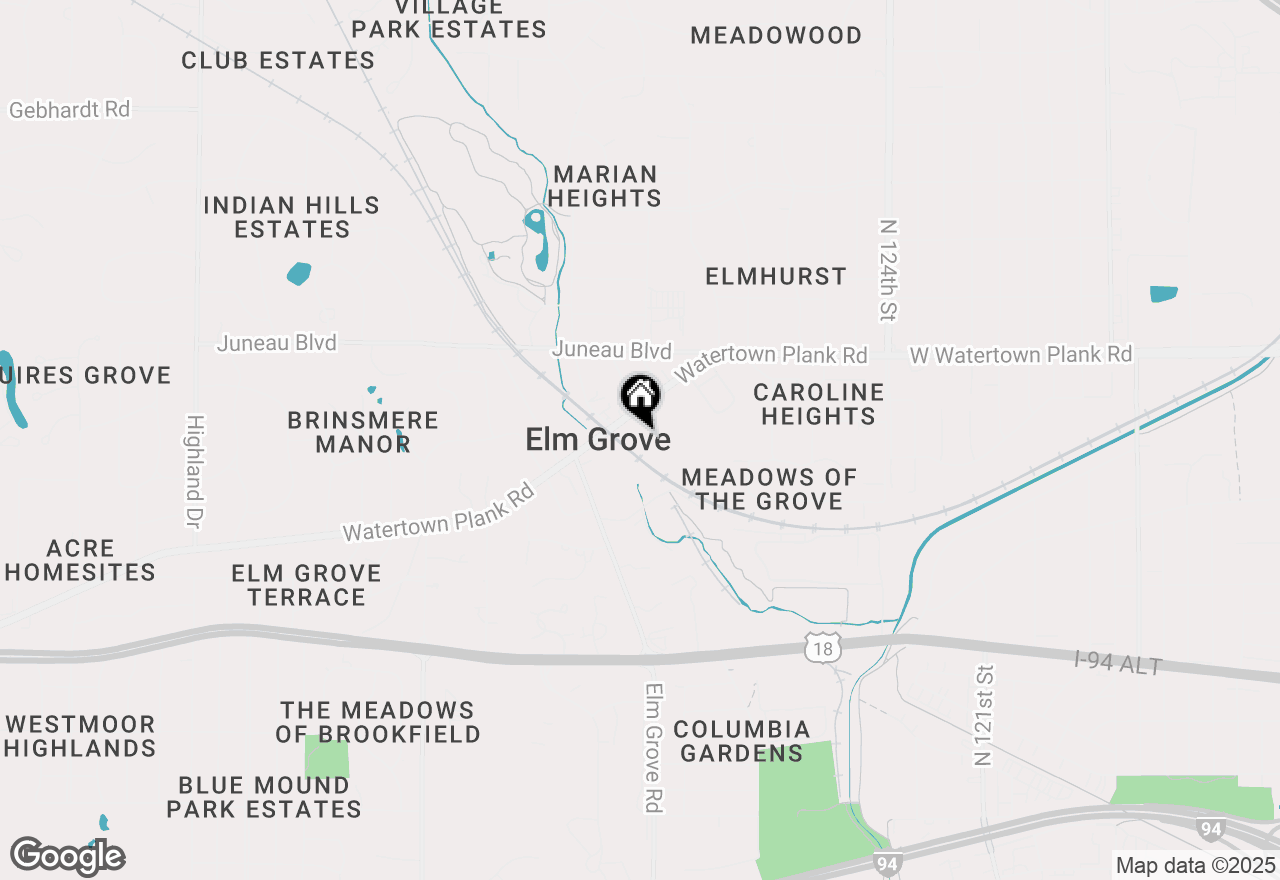 Map of 13335 Watertown Plank Rd #307, Elm Grove, WI 53122