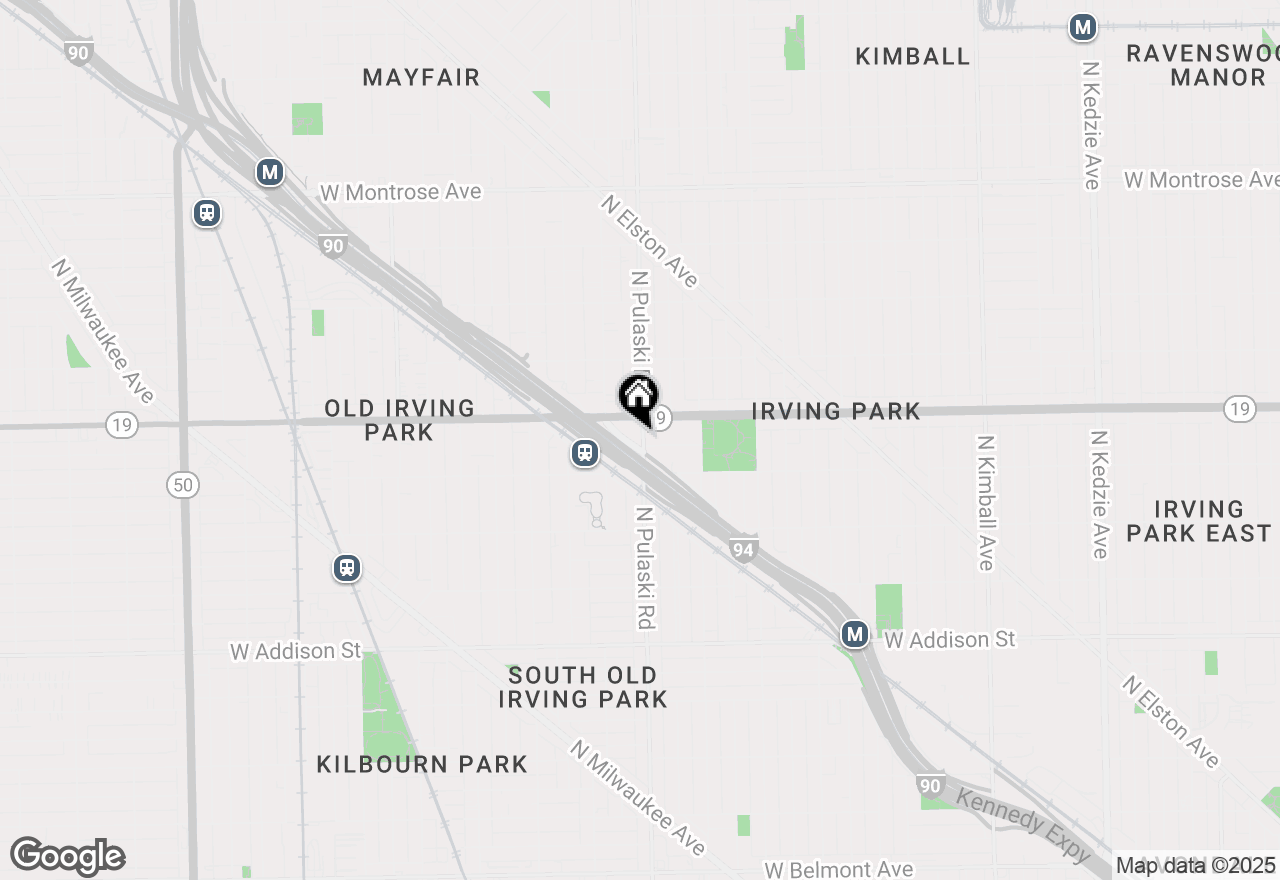 Map of 3936 N Pulaski Road, Chicago, IL 60641