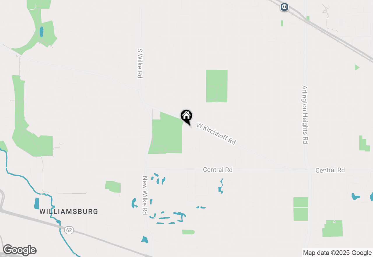 Map of 1207 W Keating Drive, Arlington Heights, IL 60005