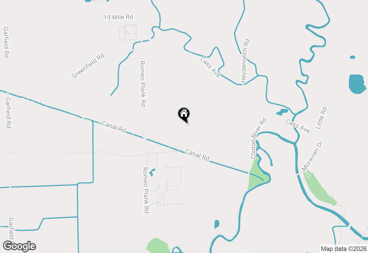 Map of 41321 Chestnut Drive, Clinton Township, MI 48038