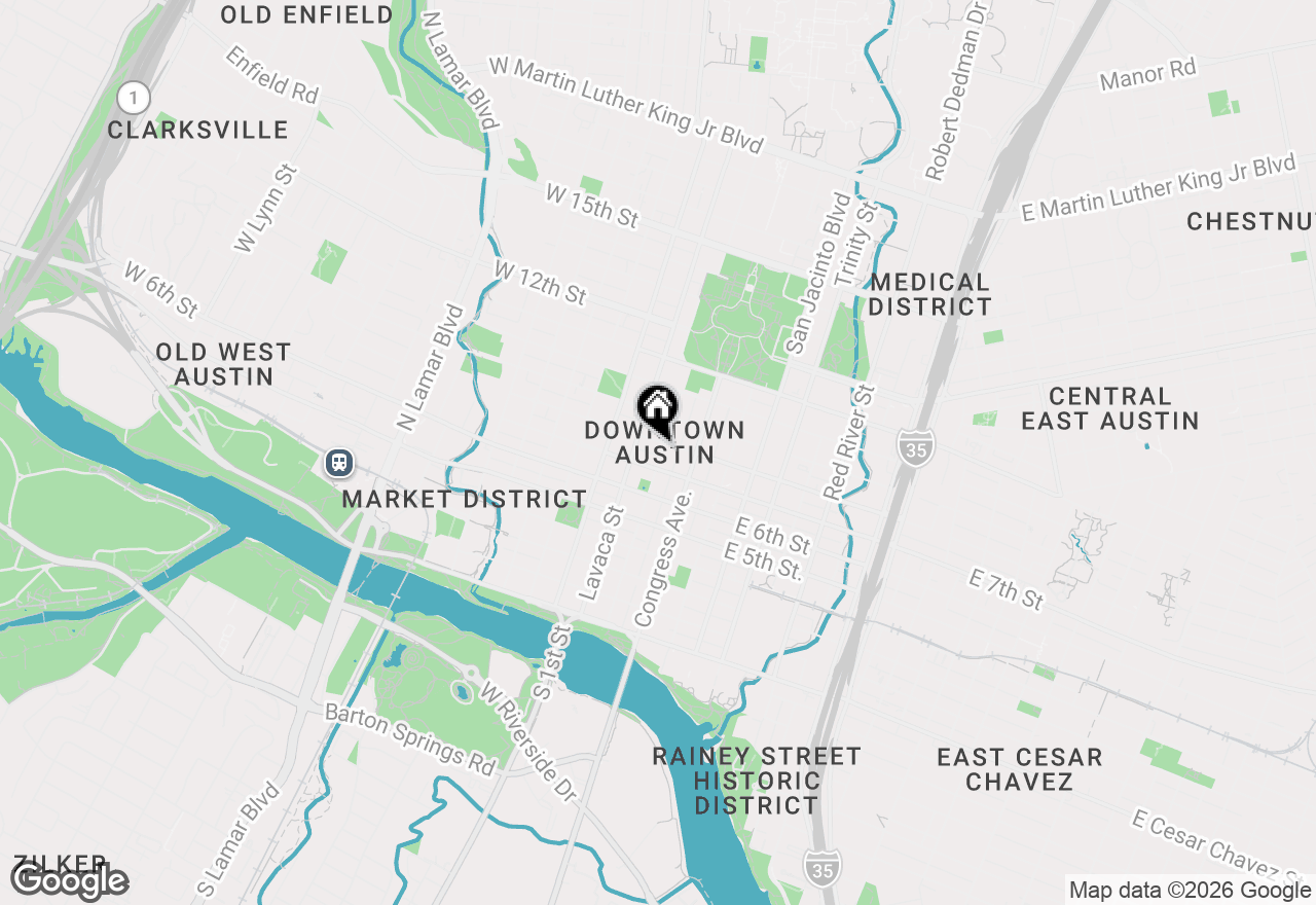 Map of 710 Colorado St #4G, Austin, TX 78701