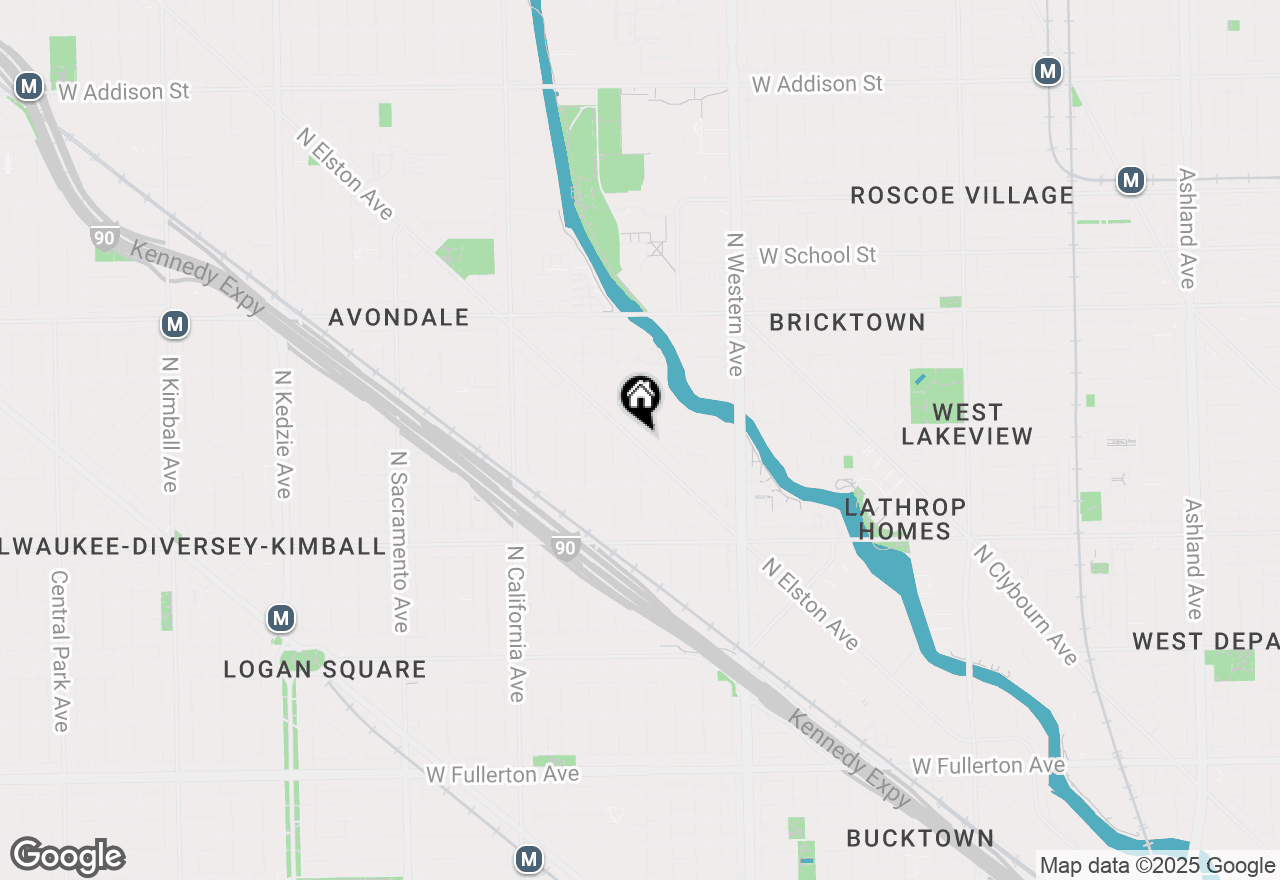 Map of 2963 N Elston Avenue, Chicago, IL 60618