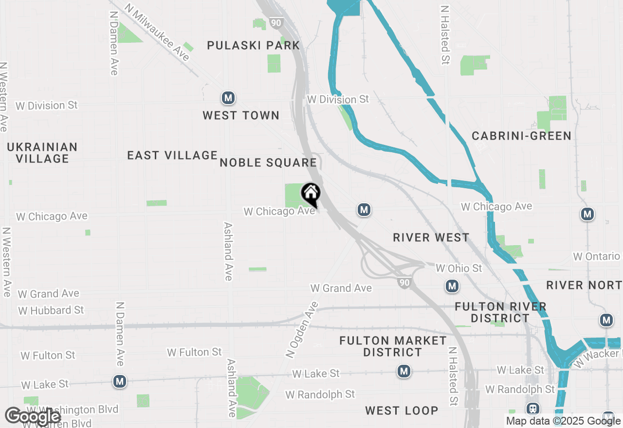 Map of 1313 W Chicago Avenue #3S, Chicago, IL 60642