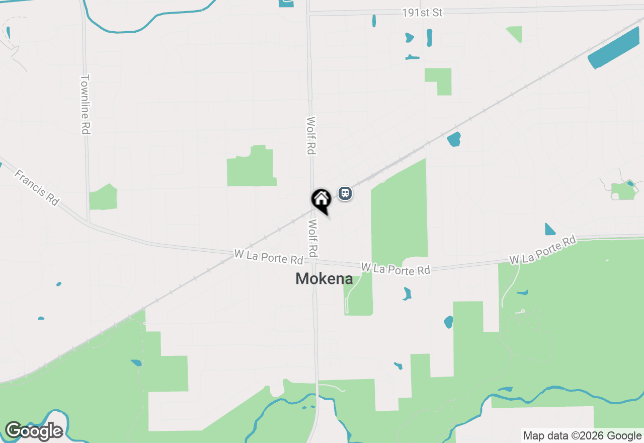 Map of 11144 Denny Avenue, Mokena, IL 60448