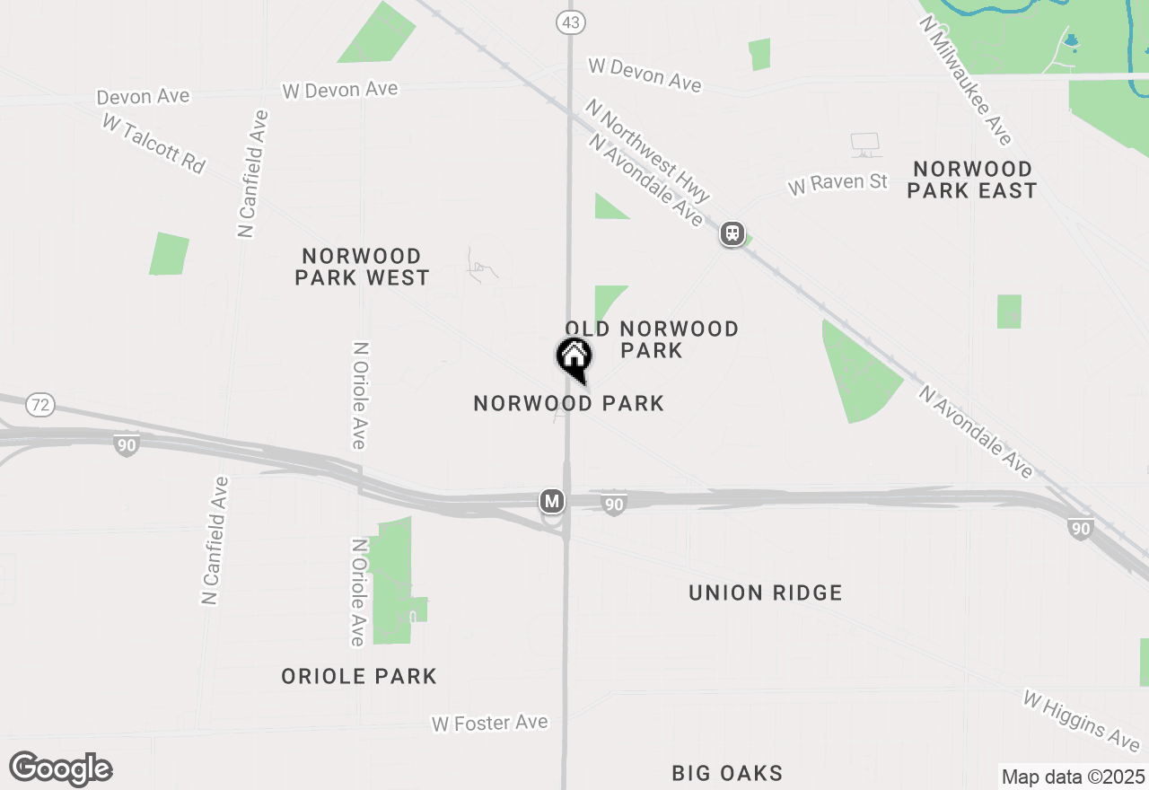 Map of 5805 N Harlem Avenue, Chicago, IL 60631