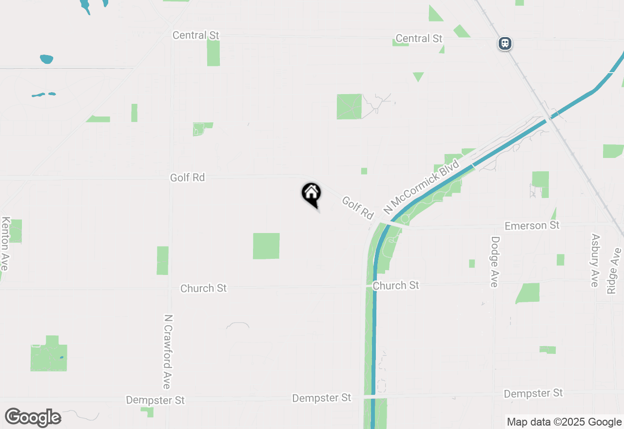 Map of 9433 Lincolnwood Drive, Evanston, IL 60203