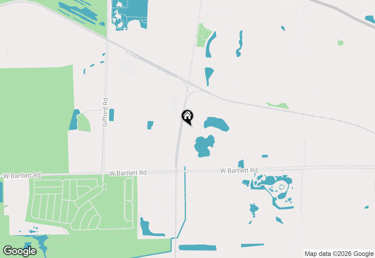 Map of 126 7th Avenue, Bartlett, IL 60103
