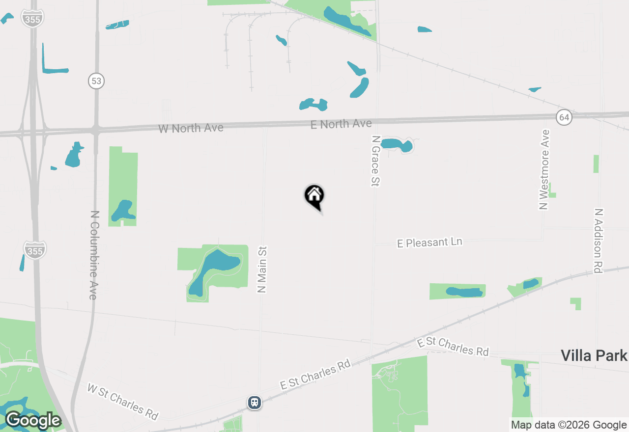 Map of 506 N Martha Street, Lombard, IL 60148