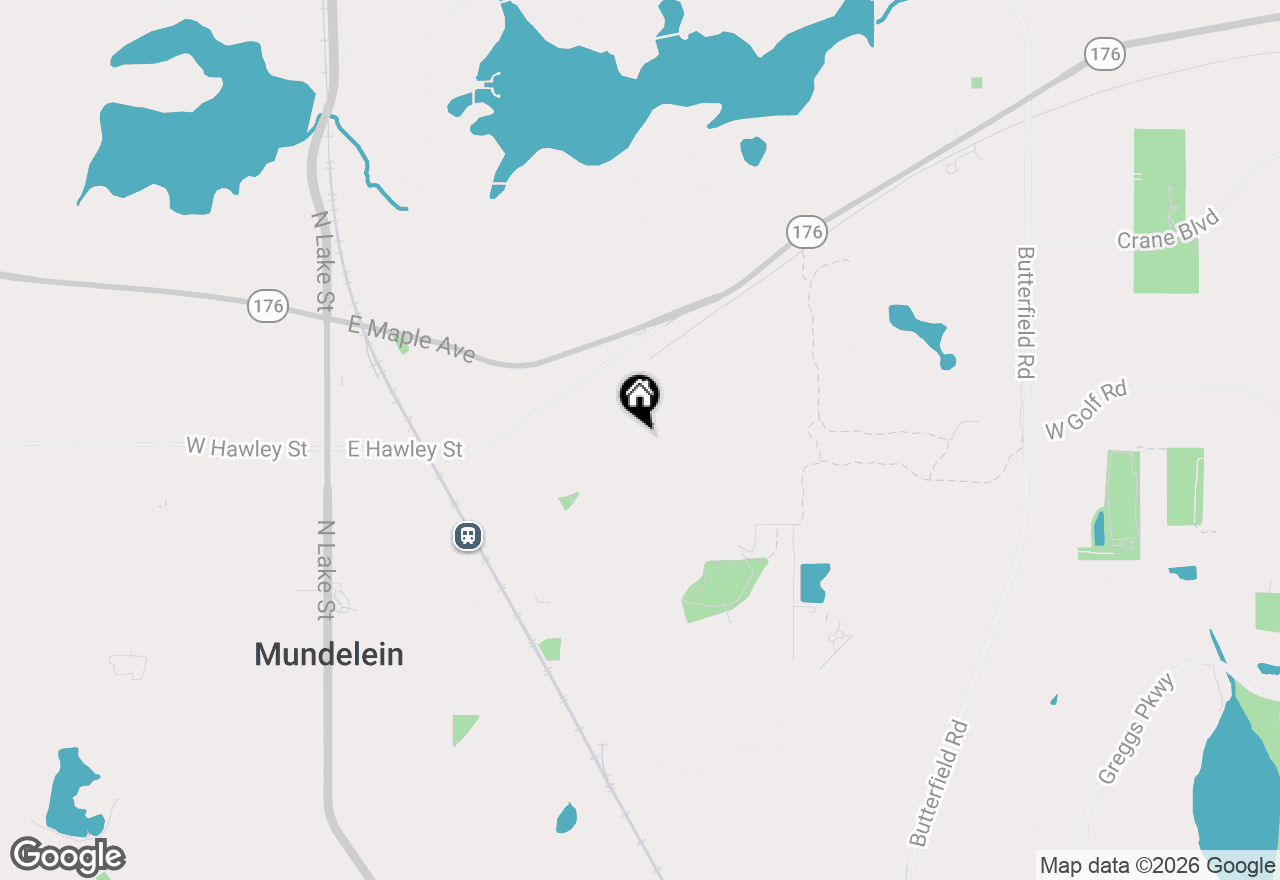 Map of 837 Lange Street, Mundelein, IL 60060