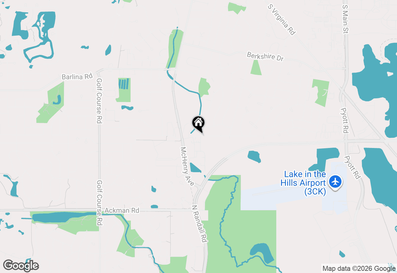 Map of 380 Dartmoor Drive, Crystal Lake, IL 60014