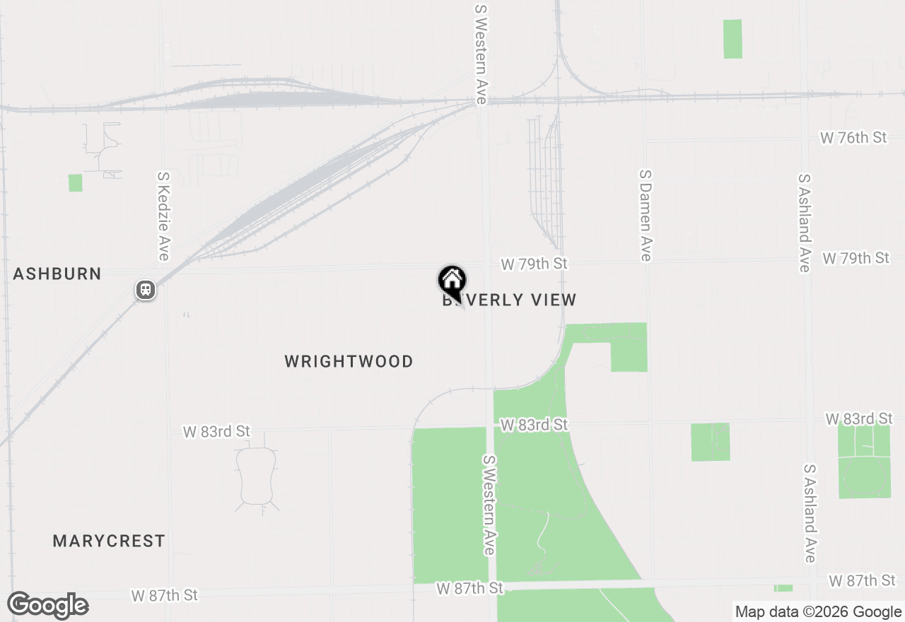 Map of 8005 S Campbell Avenue, Chicago, IL 60652