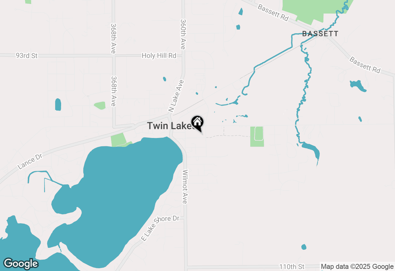 Map of 642 Barry Rd, Twin Lakes, WI 53181