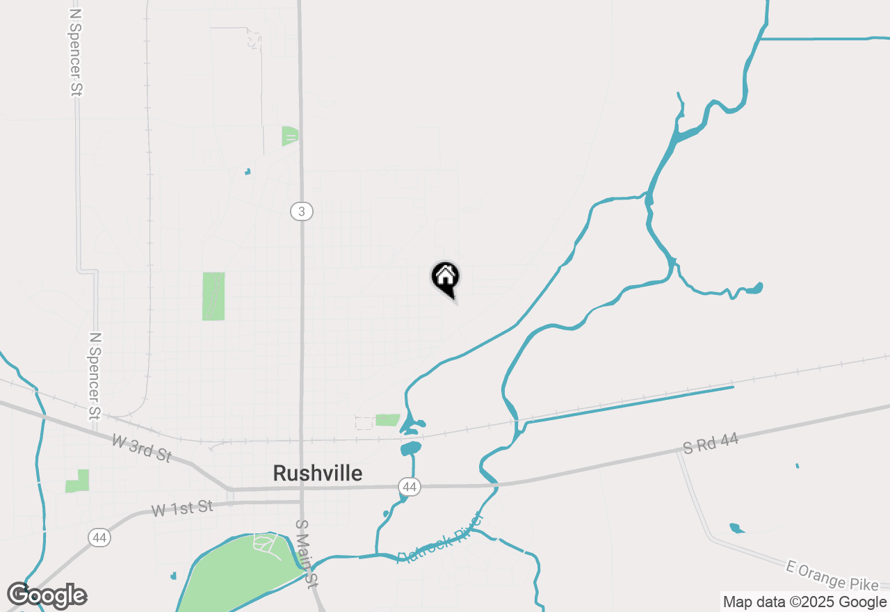 Map of 904 N Benjamin Street, Rushville, IN 46173