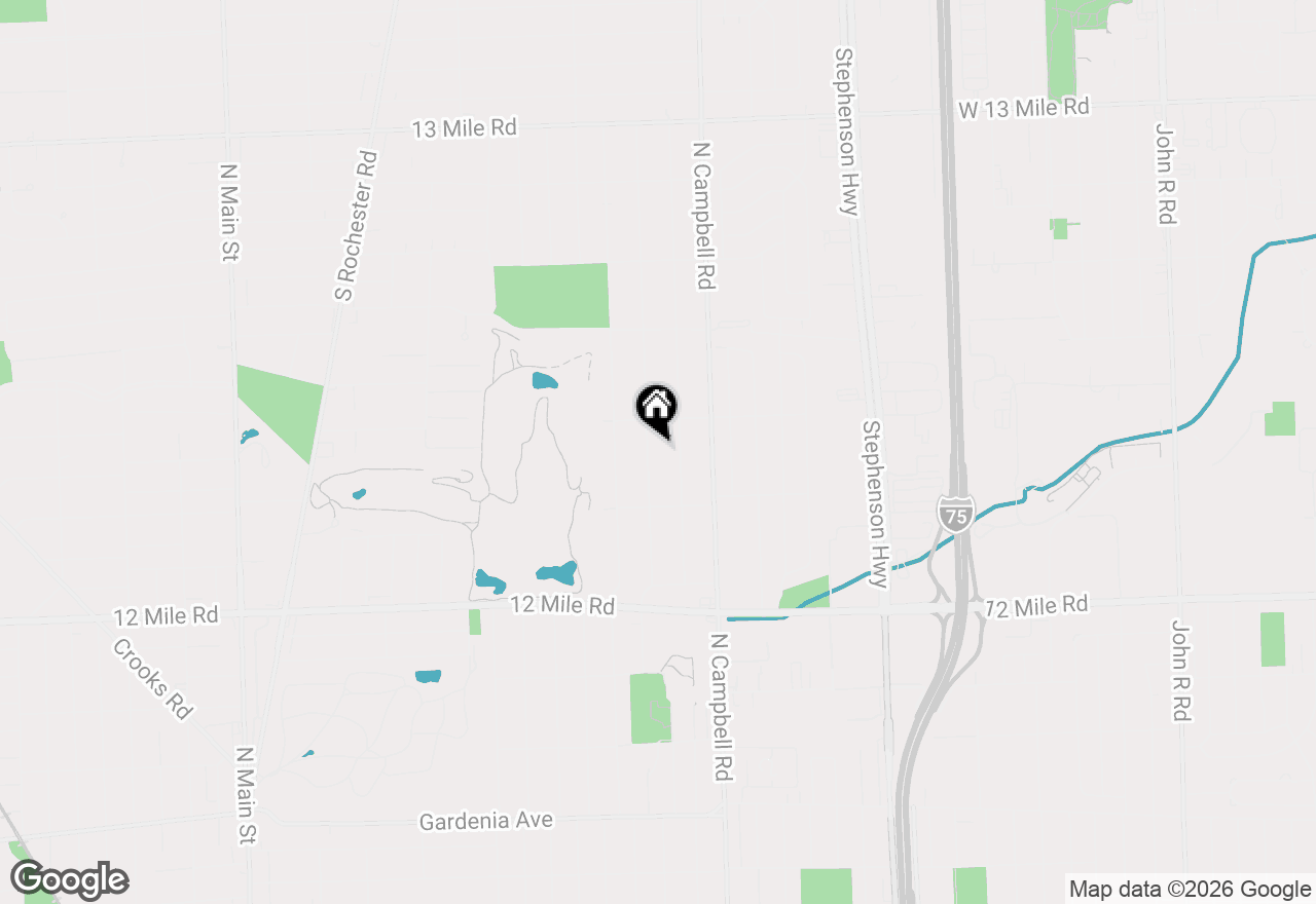 Map of 2224 N Connecticut Avenue, Royal Oak, MI 48073