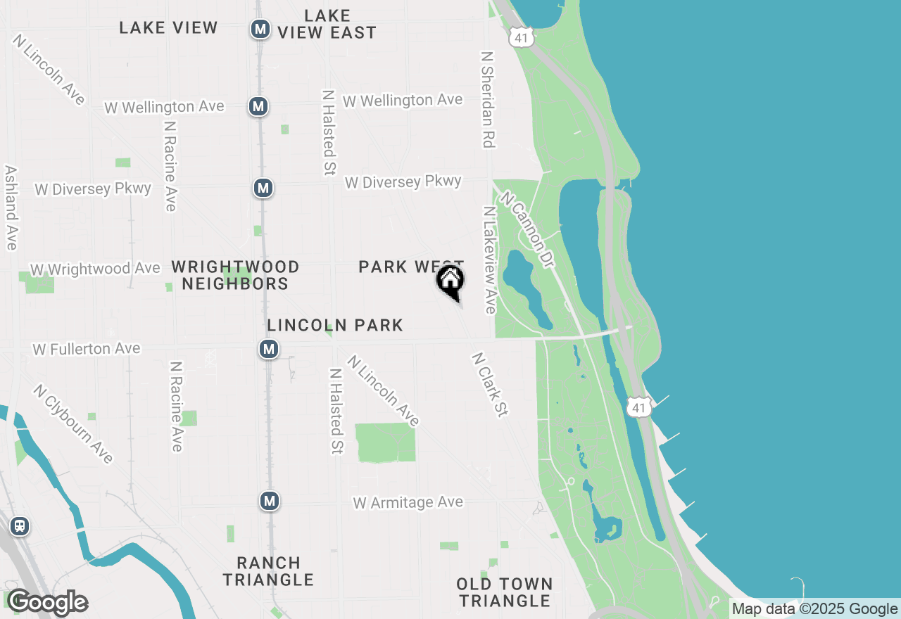 Map of 506 W Arlington Place #HOUSE, Chicago, IL 60614