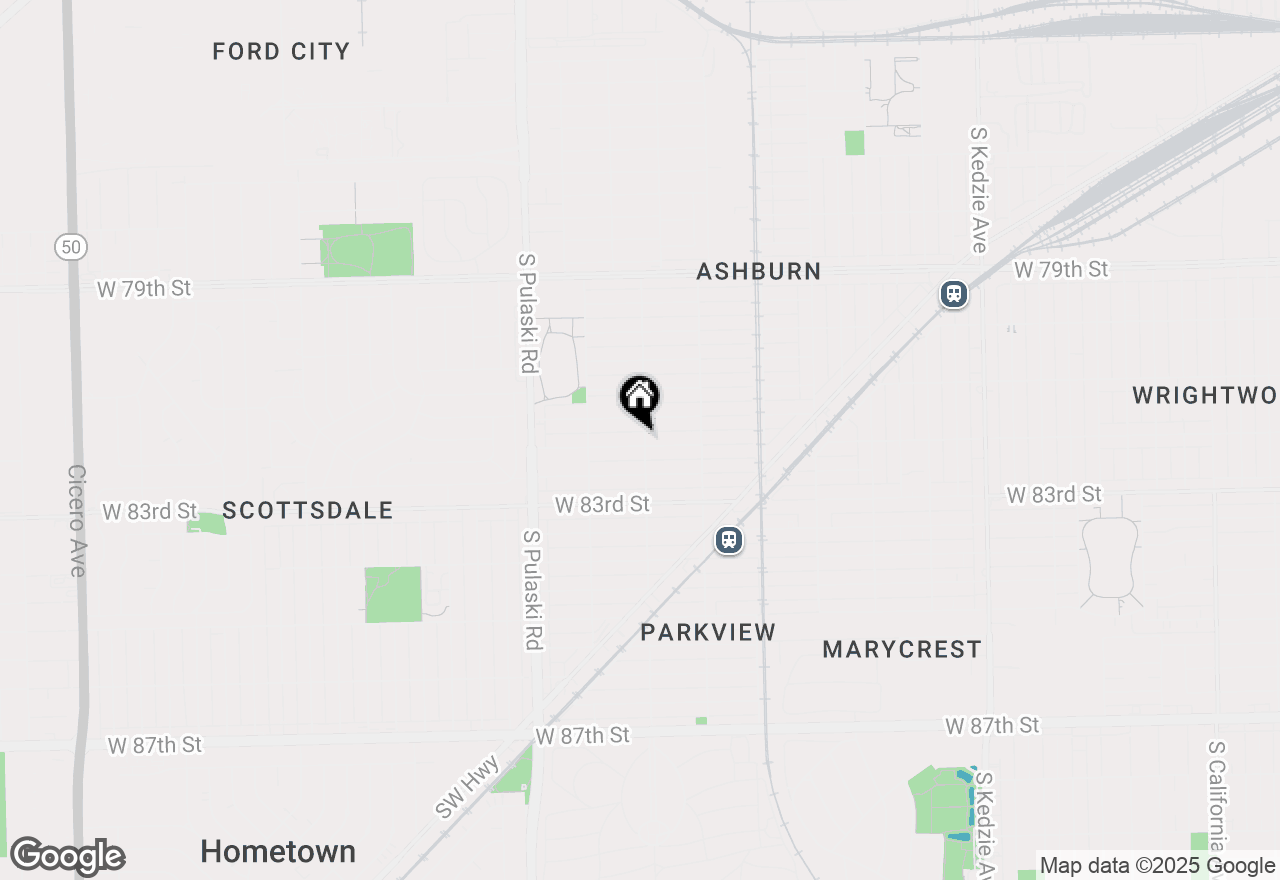 Map of 3800 W 82nd Street, Chicago, IL 60652