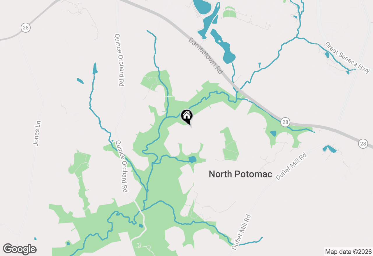 Map of 11717 Happy Choice Lane, North Potomac, MD 20878