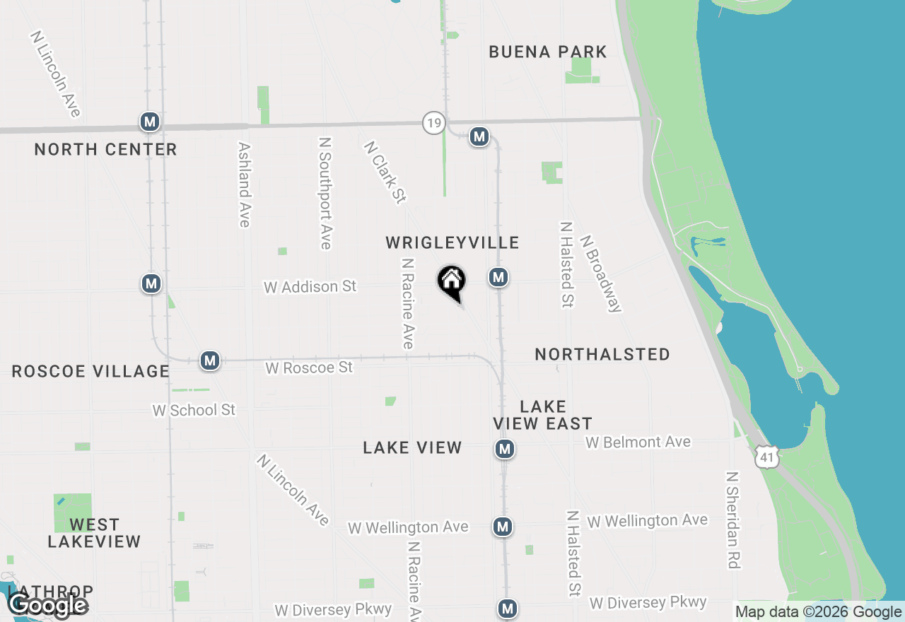 Map of 3519 N Seminary Avenue, Chicago, IL 60657