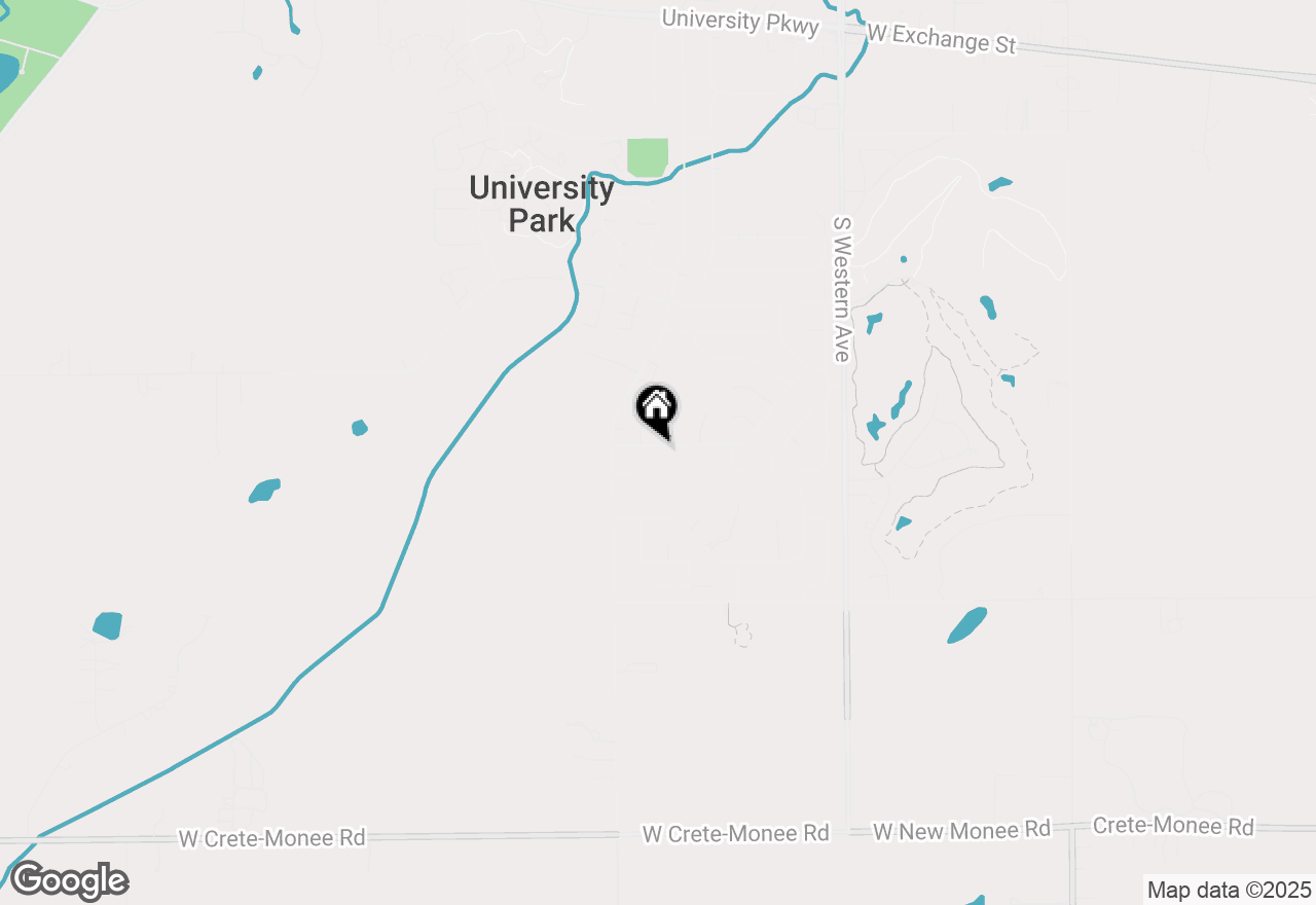 Map of 1123 Abbot Lane, University Park, IL 60484