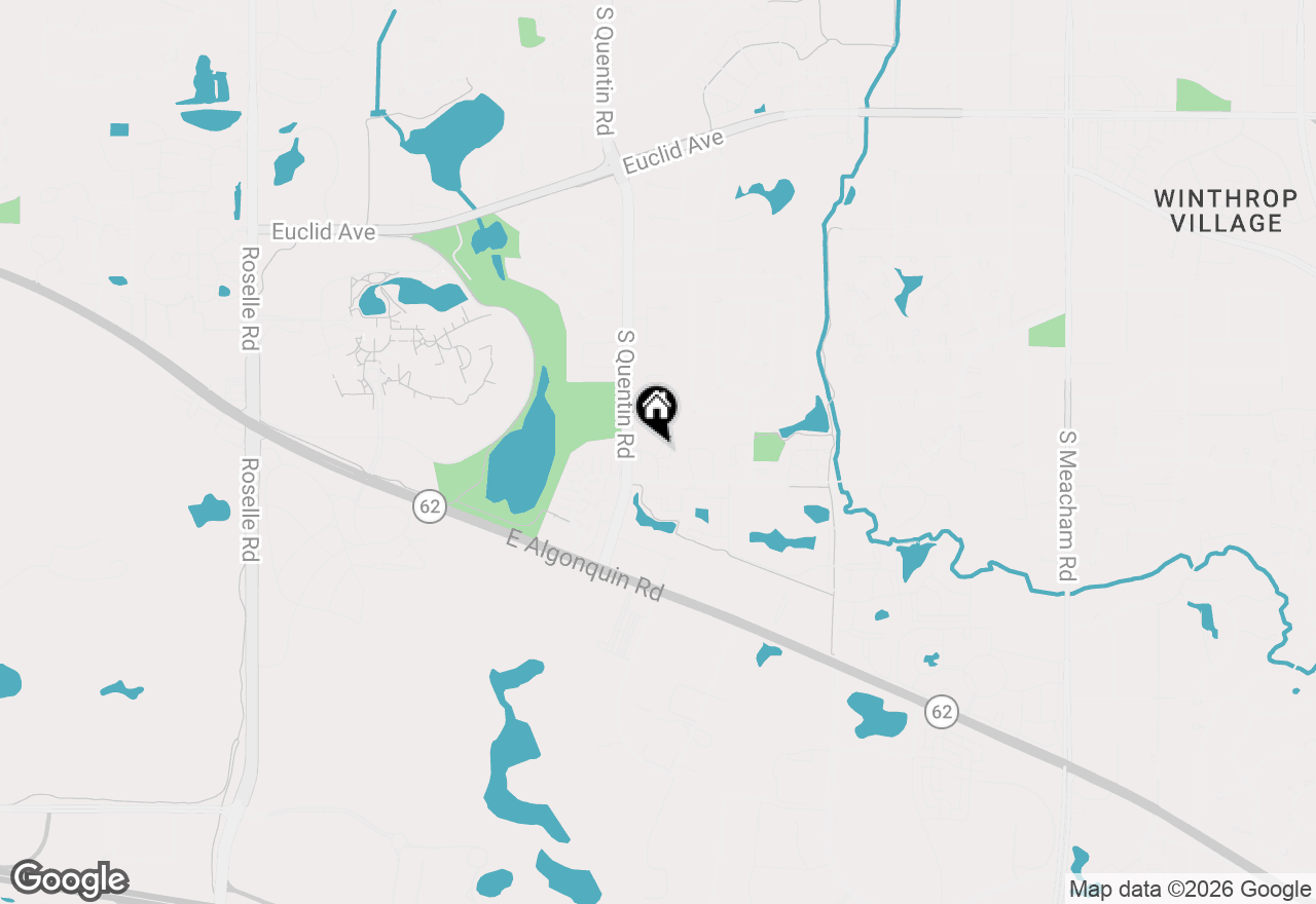 Map of 406 College Crossing, Rolling Meadows, IL 60008