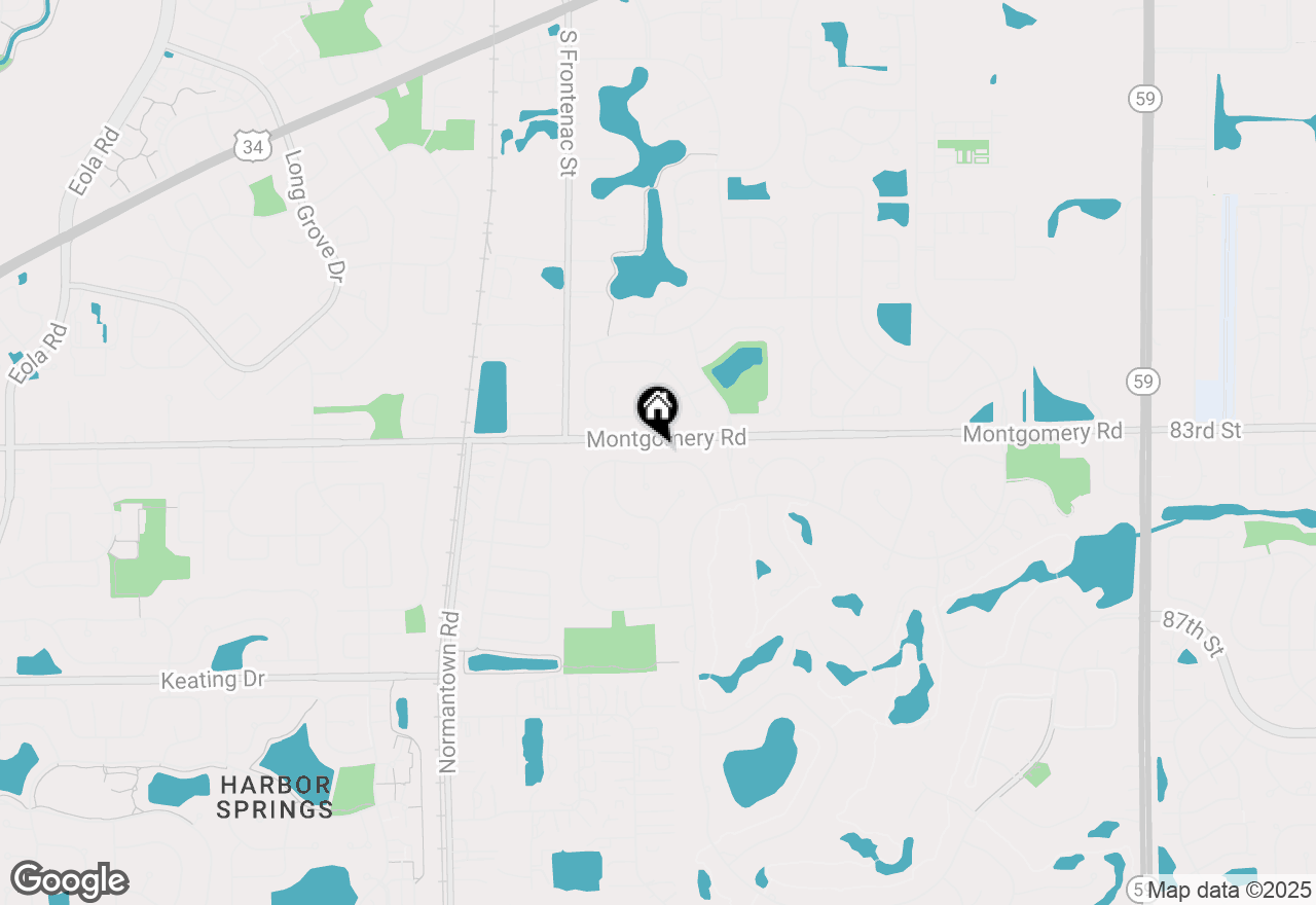 Map of 3642 Monarch Circle, Naperville, IL 60564