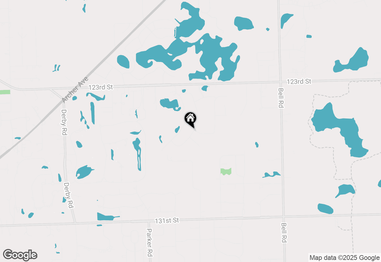 Map of 12538 Eileen Street, Lemont, IL 60439
