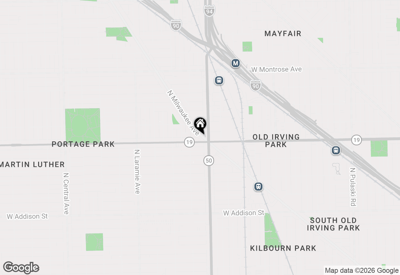 Map of 4028 N Milwaukee Avenue, Chicago, IL 60630
