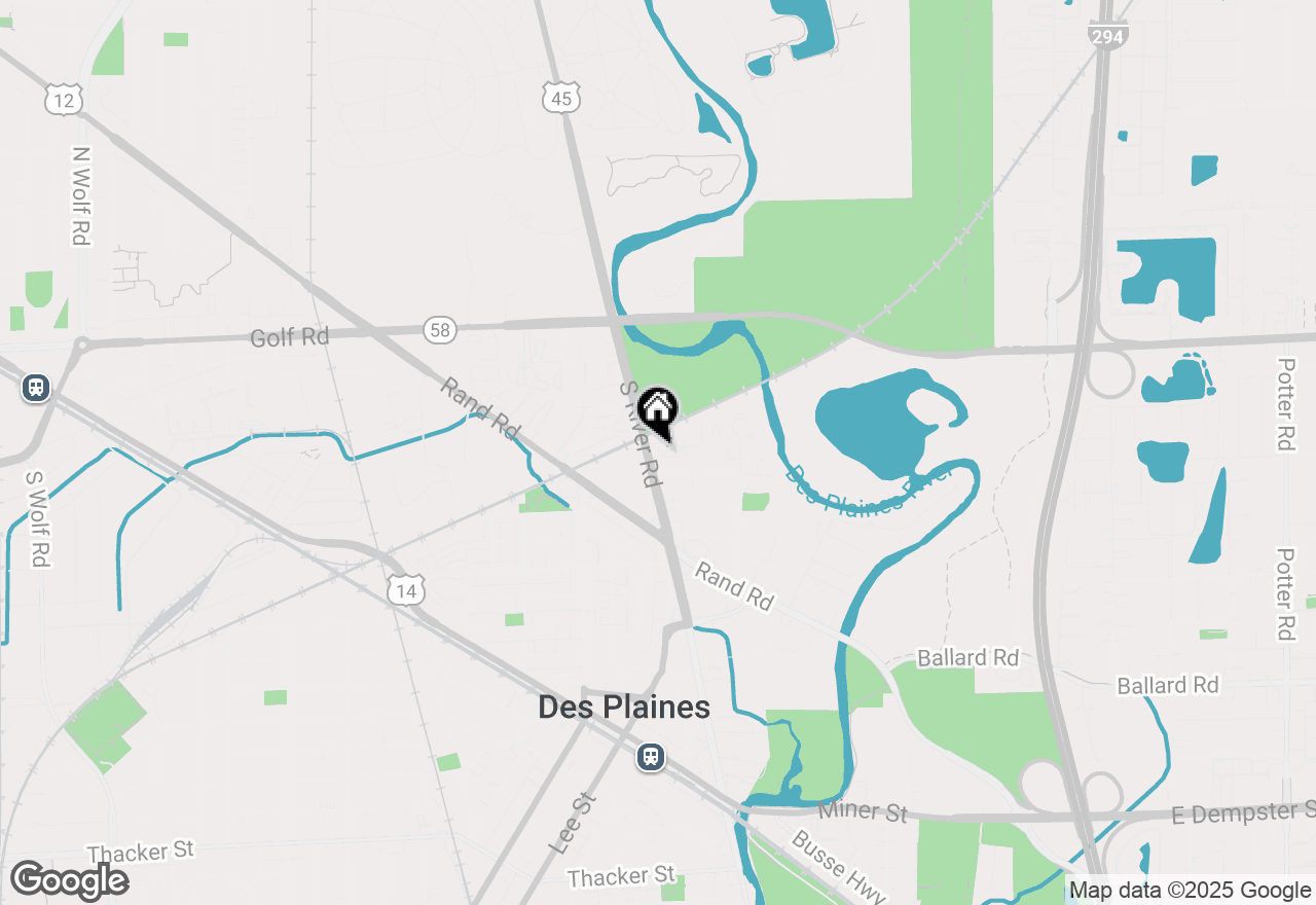 Map of 173 S River Road, Des Plaines, IL 60016