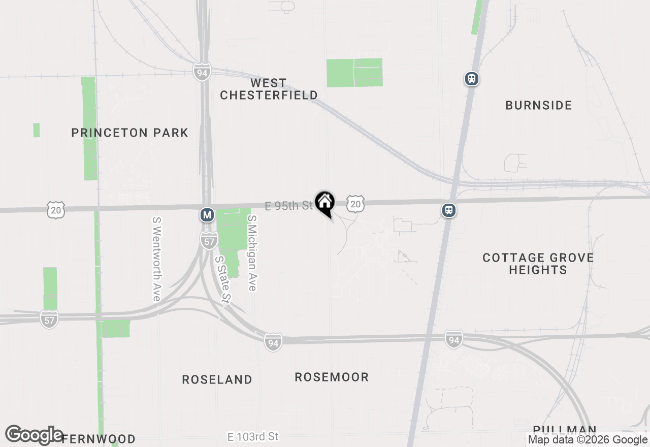 Map of 9540 S King Drive, Chicago, IL 60628