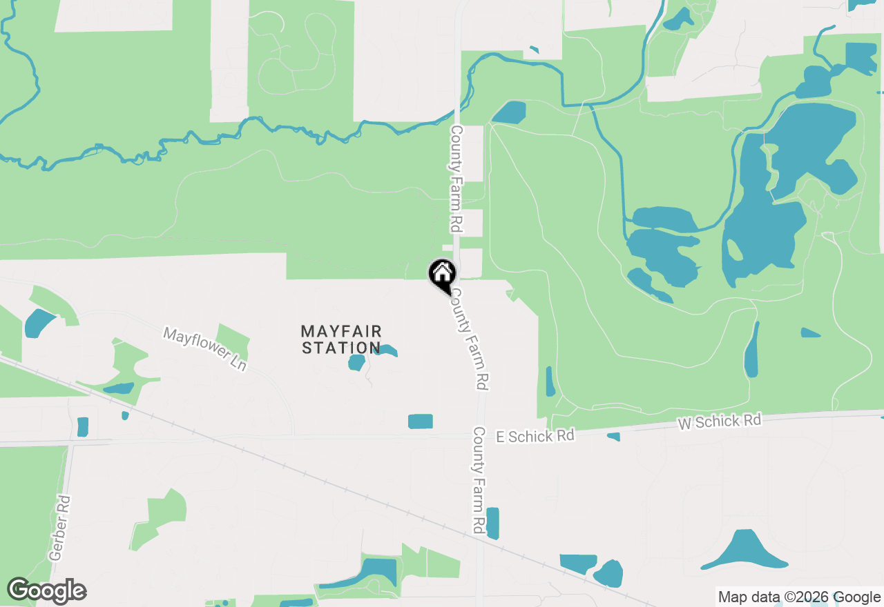 Map of 1885 Eastman Lane, Hanover Park, IL 60133