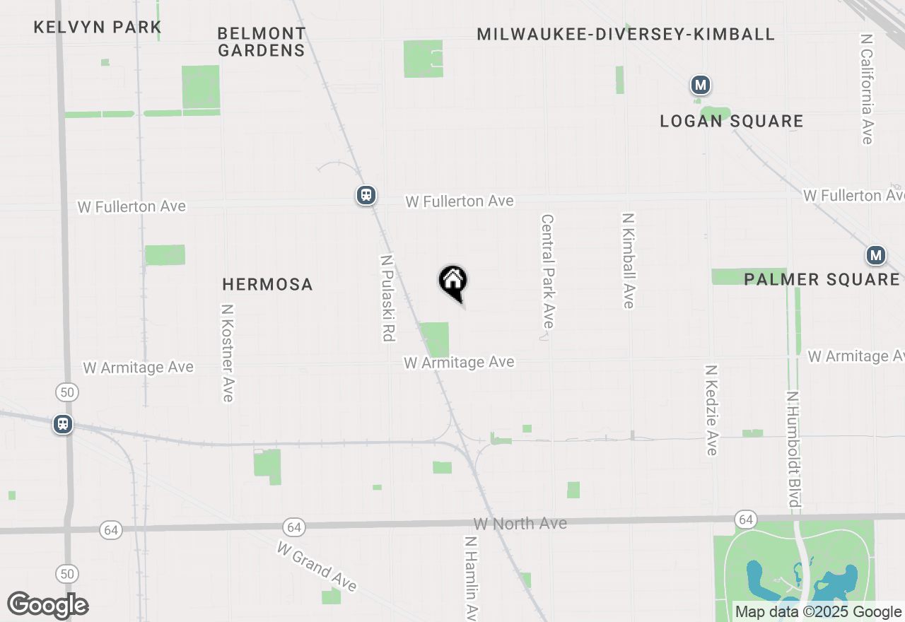 Map of 2113 N Avers Avenue, Chicago, IL 60647