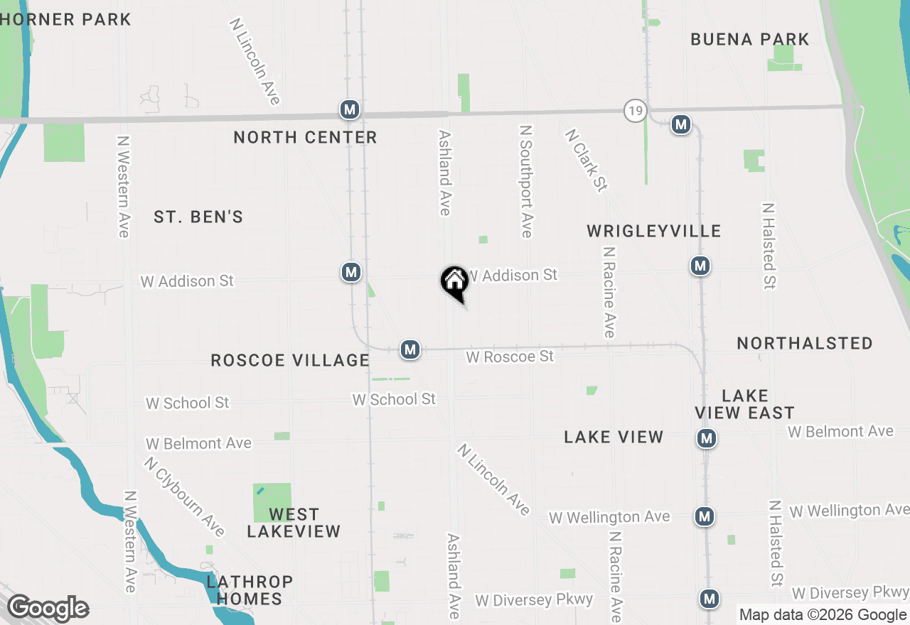 Map of 1550 W Cornelia Avenue #401, Chicago, IL 60657