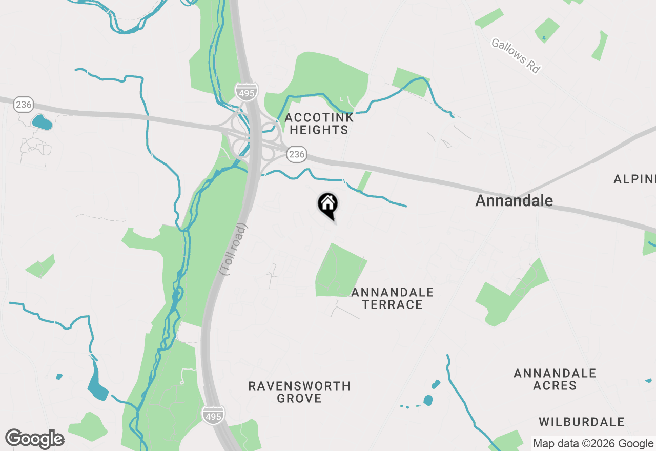 Map of 7703 Lafayette Forest Drive #24, Annandale, VA 22003