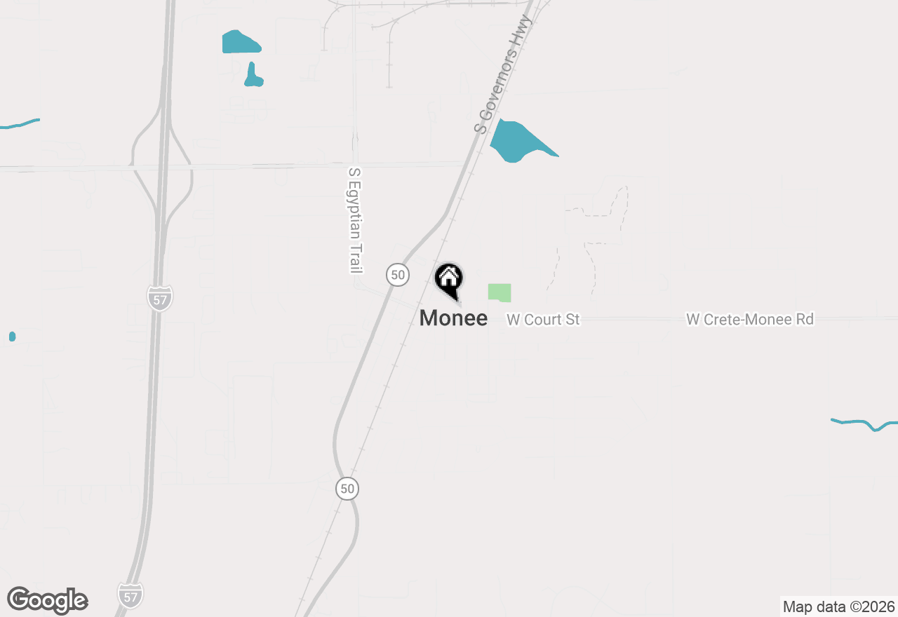 Map of 25836 S Linden Avenue, Monee, IL 60449