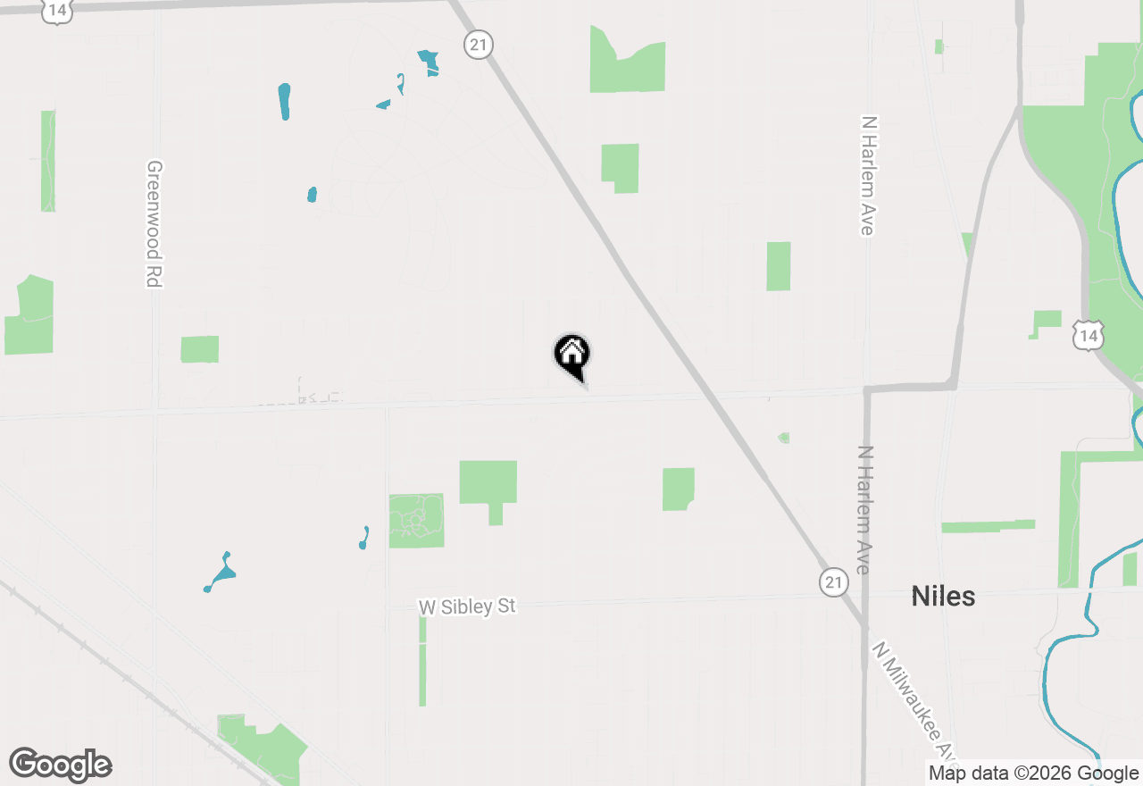 Map of 7748 W Oakton Street, Niles, IL 60714