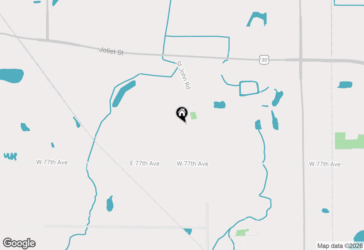 Map of 1526 Clover Lane, Schererville, IN 46375