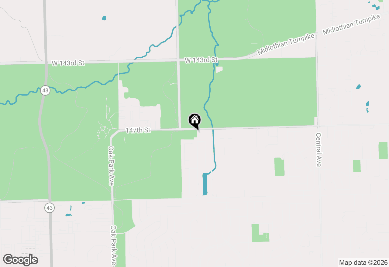 Map of 6301 147th Street, Oak Forest, IL 60452