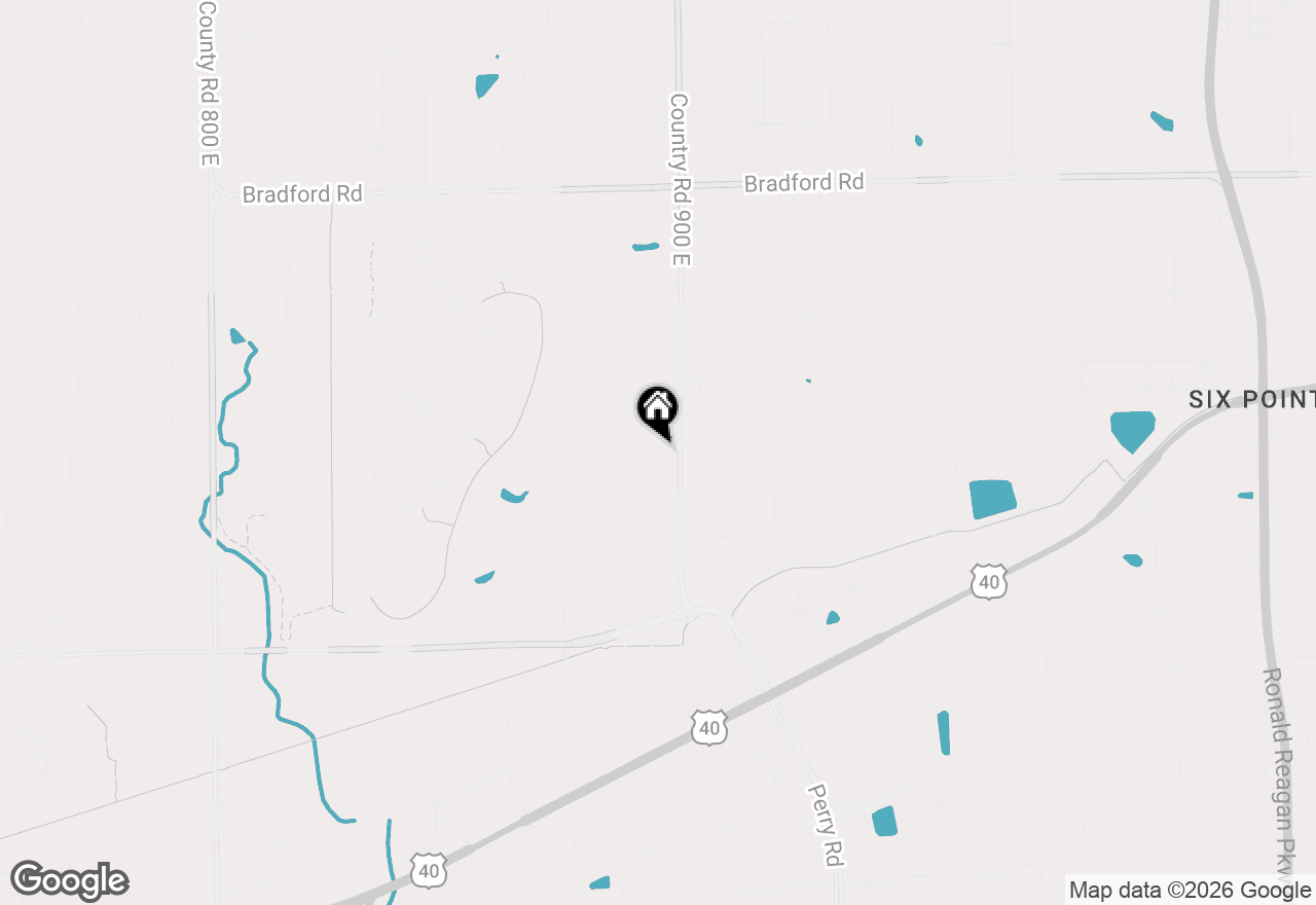 Map of 2726 Smith Road, Plainfield, IN 46168