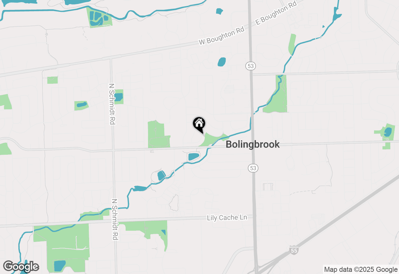 Map of 228 Davis Lane, Bolingbrook, IL 60440