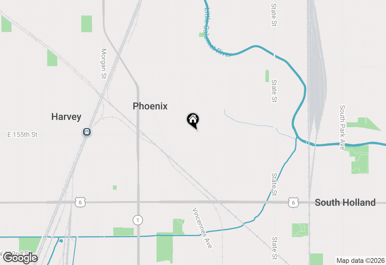 Map of 740 E 155th Street, Phoenix, IL 60426