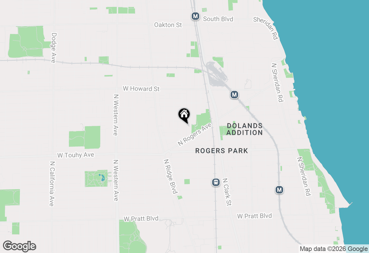 Map of (Address confidential), Chicago, Illinois 60645