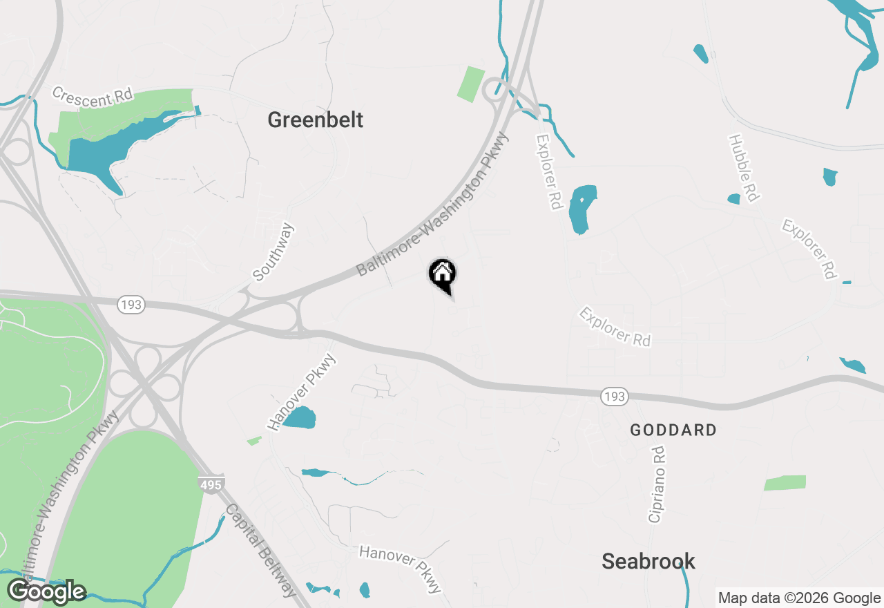 Map of 7726 Mandan Road, Greenbelt, MD 20770