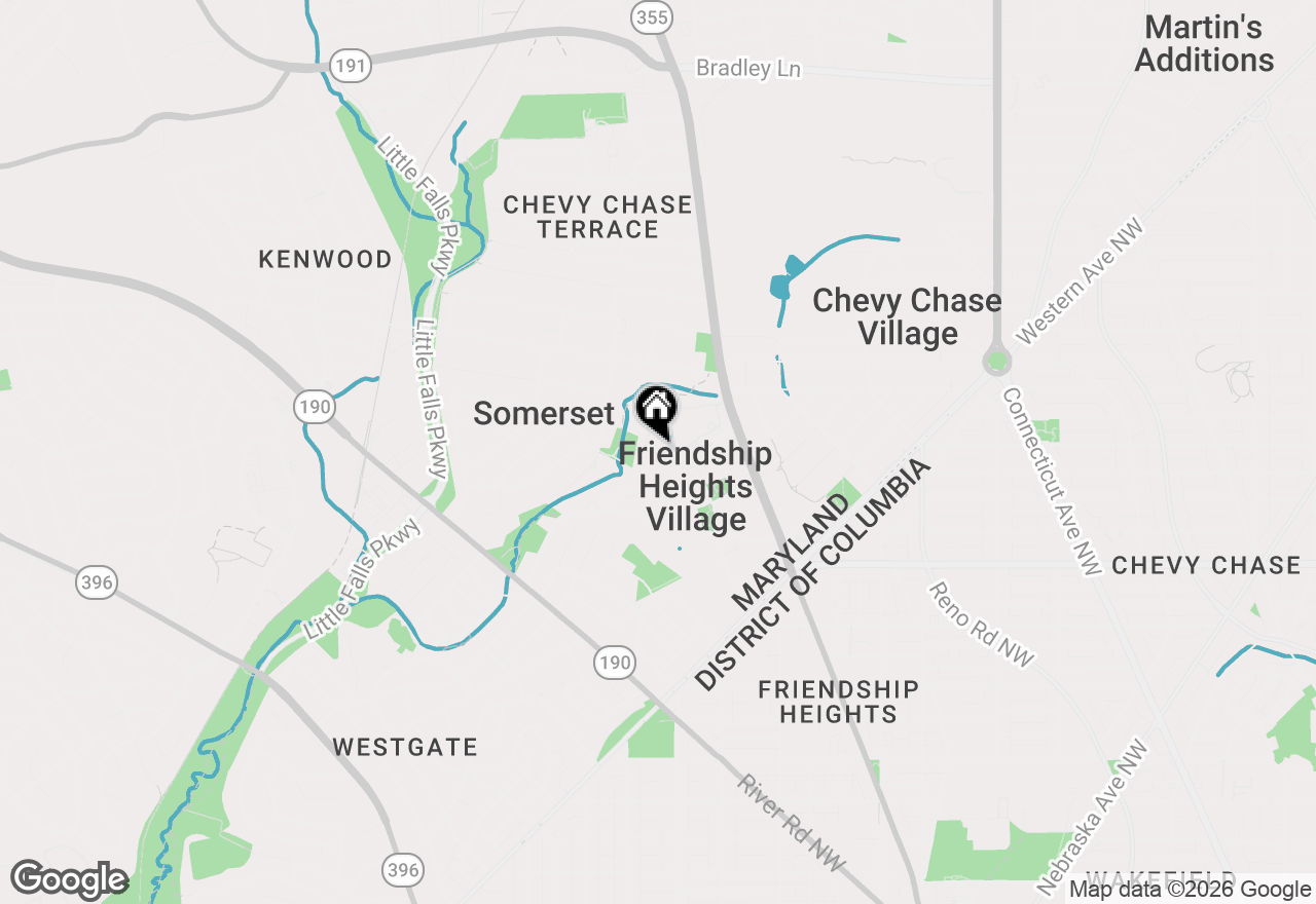 Map of 5610 Wisconsin Avenue #103, Chevy Chase, MD 20815