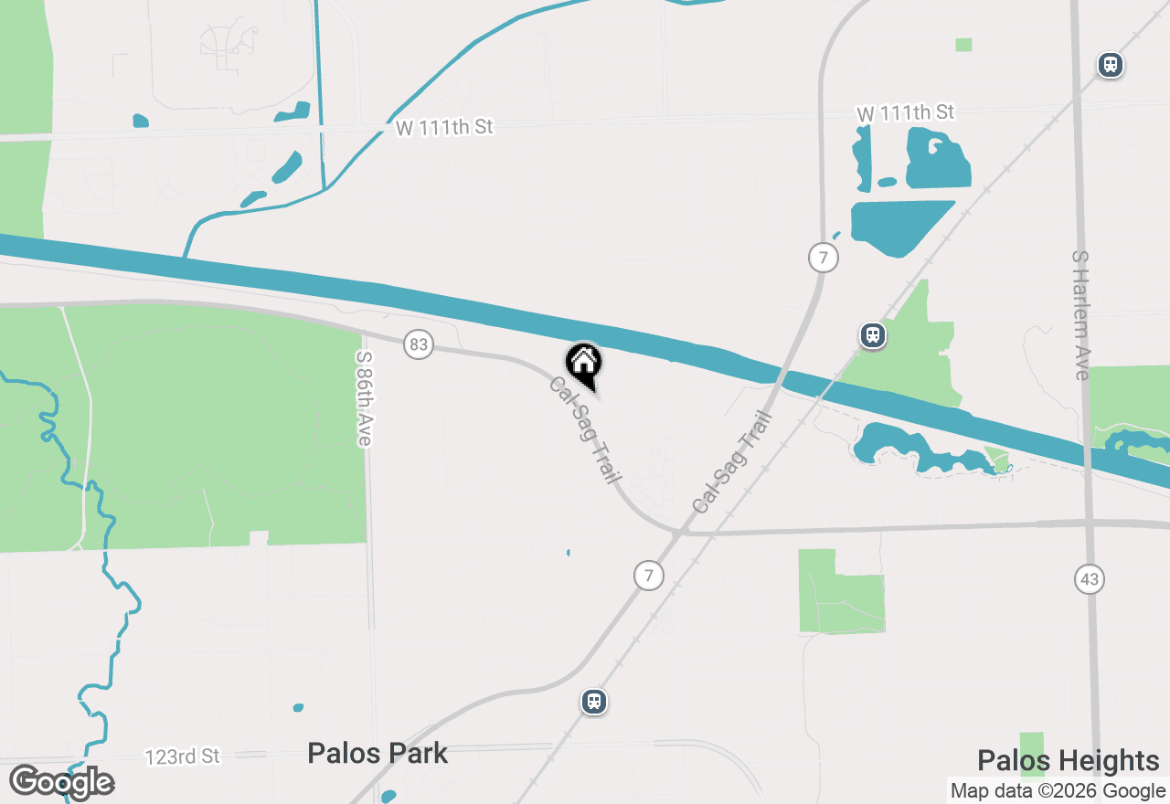 Map of 11556 Autobahn Drive W, Palos Park, IL 60464