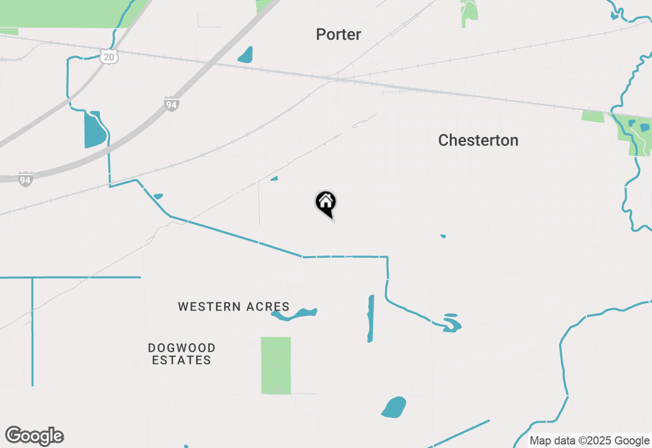 Map of 708 S 18th Street, Chesterton, IN 46304