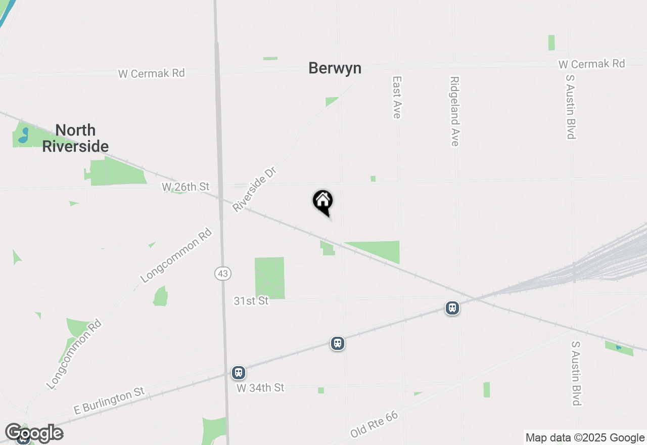 Map of 2716 Grove Avenue, Berwyn, IL 60402