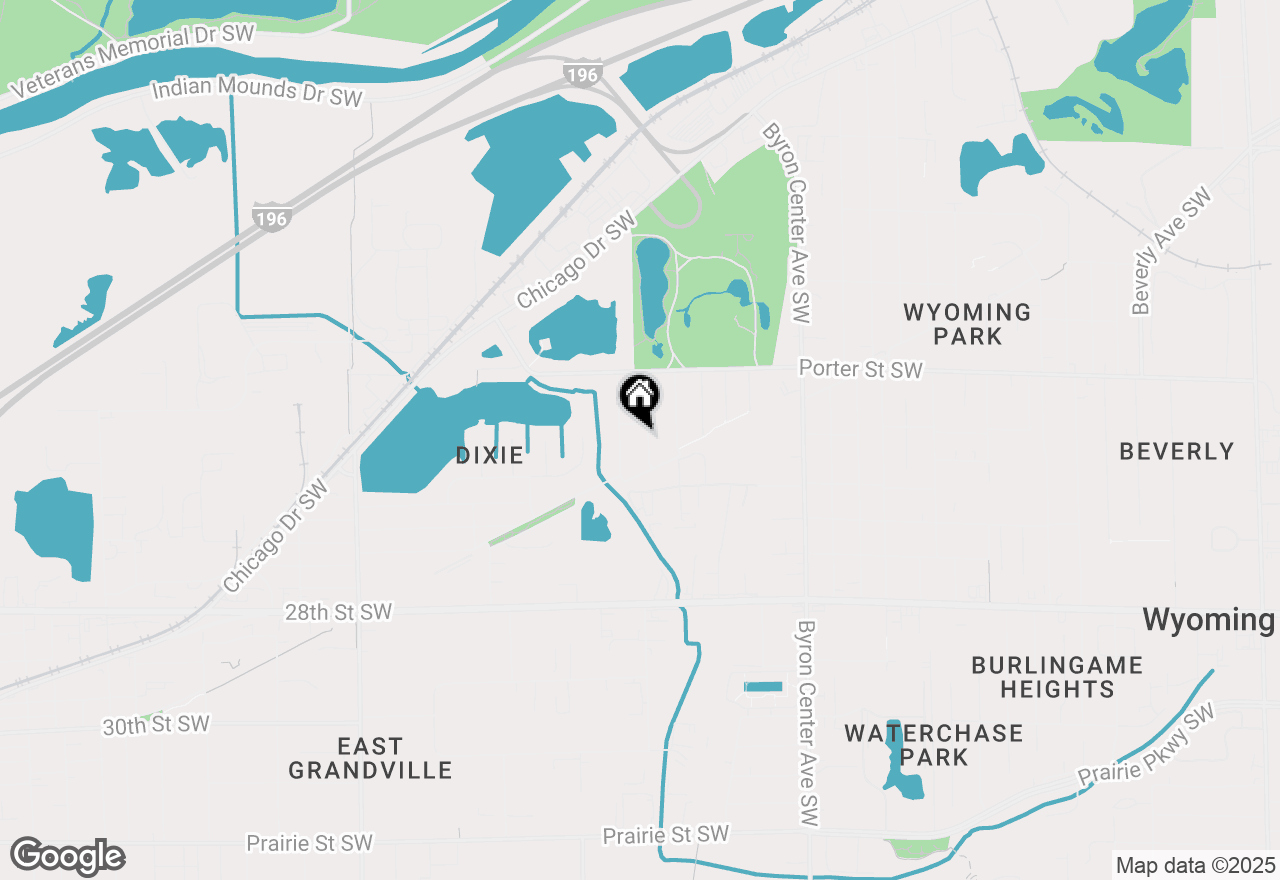 Map of 2517 Glenbrook Avenue Sw, Wyoming, MI 49519