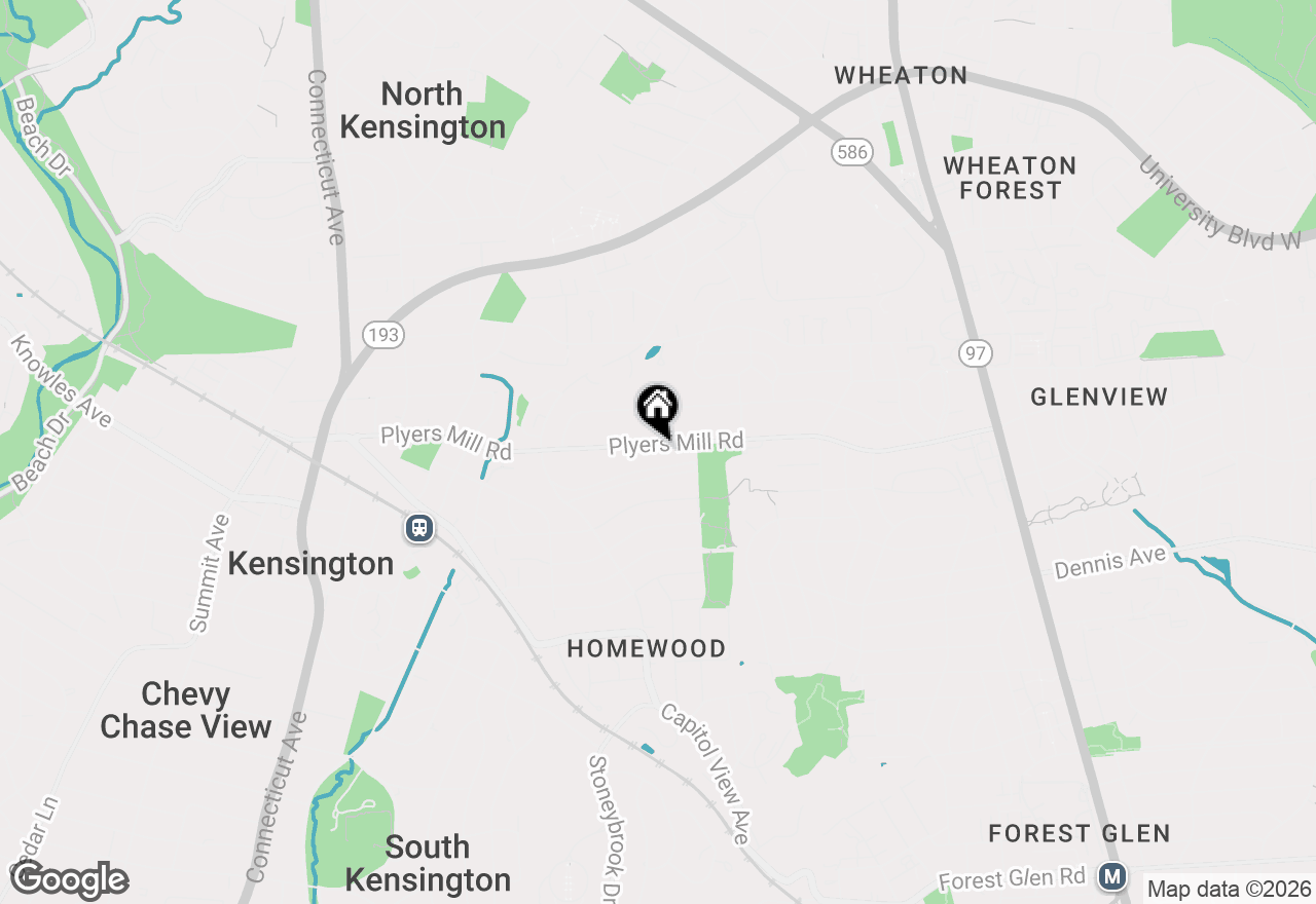 Map of 3014 Plyers Mill Road, Kensington, MD 20895
