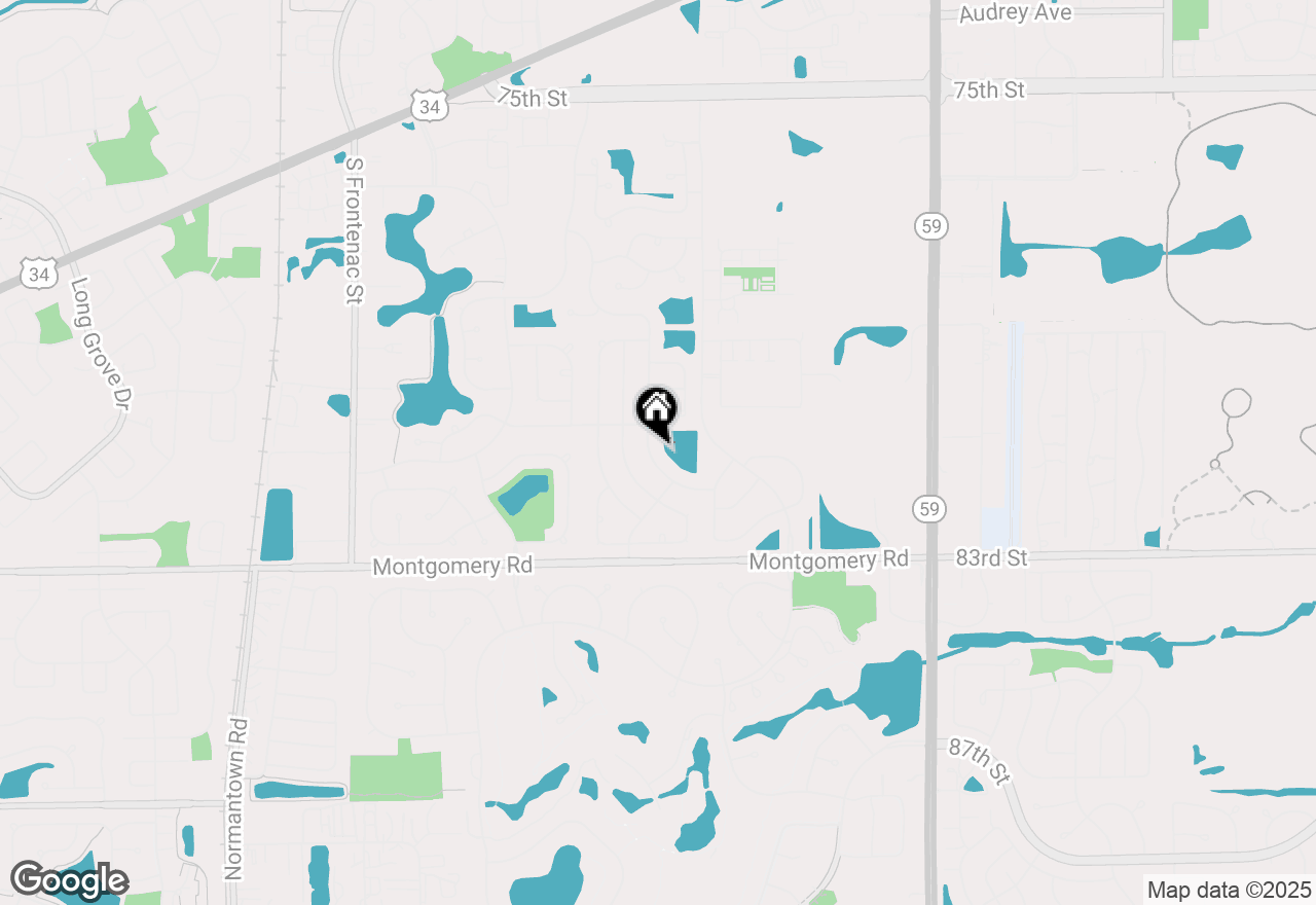 Map of 1128 Teasel Lane, Naperville, IL 60564